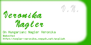 veronika nagler business card